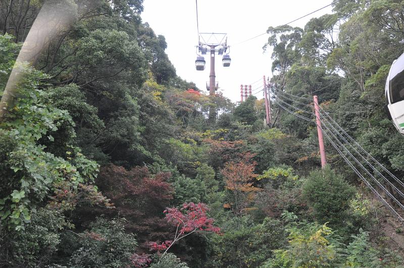 foto_20101107_1607_03.jpg - [de]Auffahrt zum Nunobiki Herb Garden.[en]Riding the ropeway up to the Nunobiki herb garden.