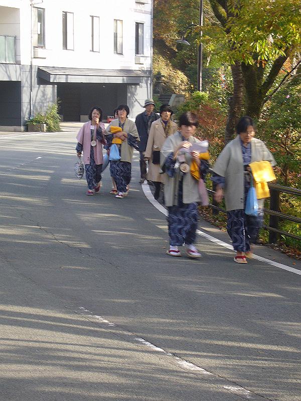 foto_20101112_1558_02.jpg - [de]Überall trifft man auf die Onsen Pilgergruppen.[en]Everywhere you'll run into the onsen pilgrim groups.
