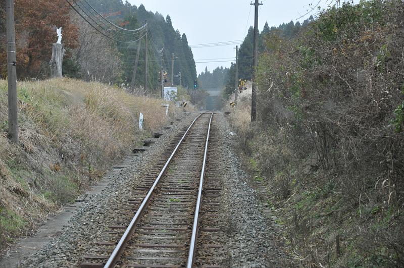 foto_20101113_1300_01.jpg - [de]Das ist eine richtig bergige und kurvige Strecke nach Beppu.[en]This track to Beppu really goes up and down and left and right.